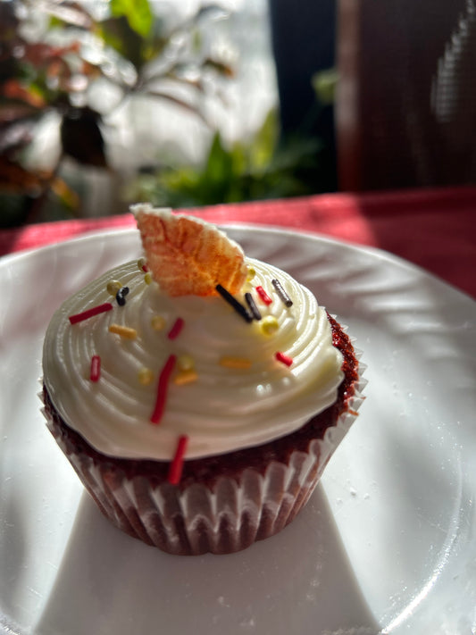 Red Velvet Cupcake with Cream Cheese Frosting