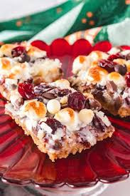 White Chocolate Cranberry Squares